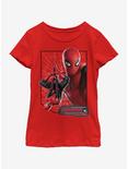 Marvel Spiderman: Far From Home New Suit Youth Girls T-Shirt, RED, hi-res