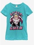 Marvel Spiderman Spider Gwen Youth Girls T-Shirt, TAHI BLUE, hi-res