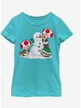Nintendo Frosty Toad Youth Girls T-Shirt, TAHI BLUE, hi-res
