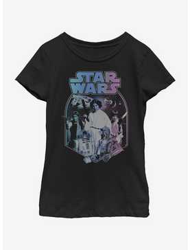 Star Wars Gradient Poster Youth Girls T-Shirt, , hi-res