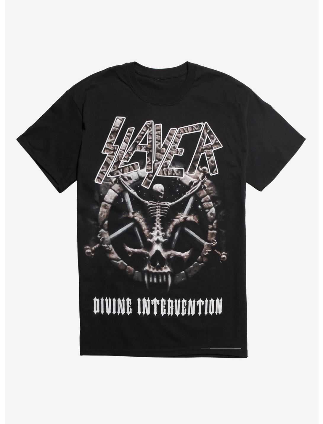 Slayer Divine Intervention Tour T-Shirt, BLACK, hi-res