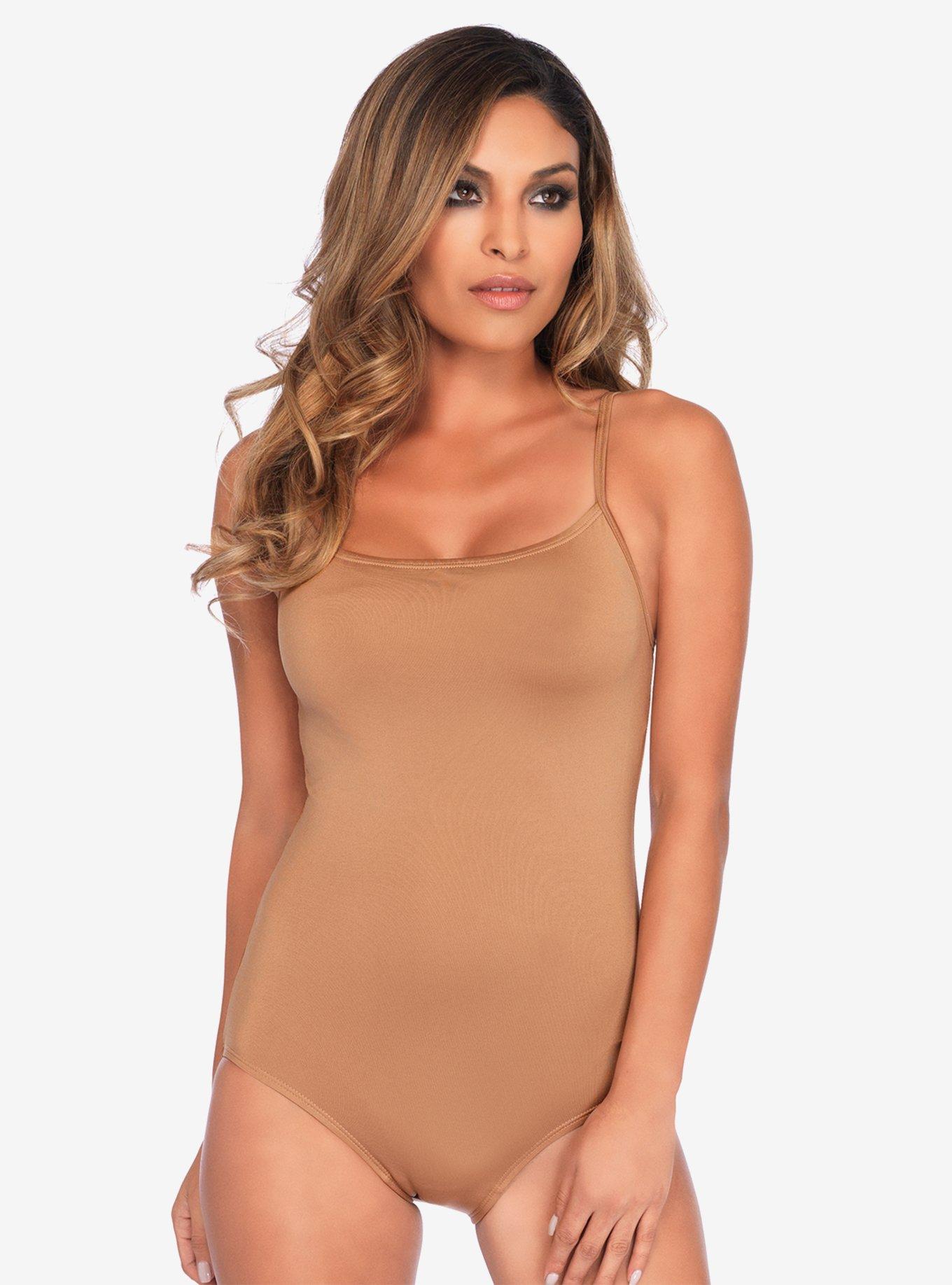 Nude Basic Bodysuit, NUDE, hi-res