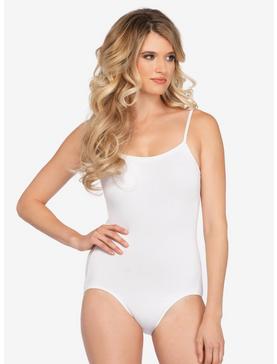 White Basic Bodysuit, , hi-res