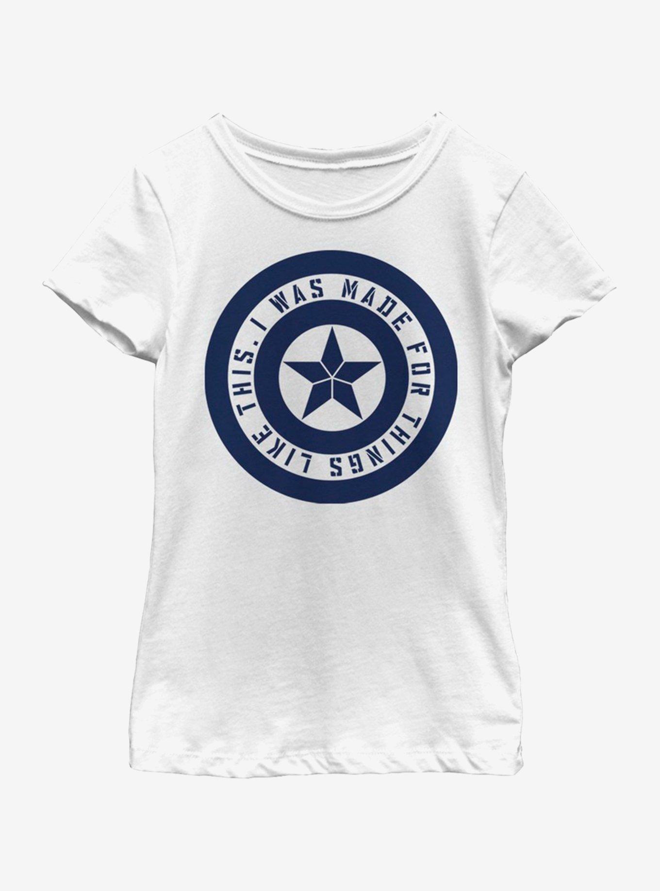 Marvel Avengers: Endgame Shield Inspiration Youth Girls T-Shirt, , hi-res