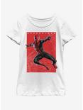 Marvel Spiderman: Far From Home Spiderman Swings Youth Girls T-Shirt, WHITE, hi-res