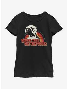 Star Wars Never Tell Me The Odds Youth Girls T-Shirt, , hi-res
