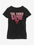Star Wars Strong Force Youth Girls T-Shirt, BLACK, hi-res