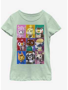 Nintendo Animal Blocks Youth Girls T-Shirt, , hi-res