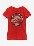 Jurassic Park Wild Jurassic Youth Girls T-Shirt, RED, hi-res