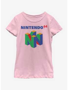 Nintendo N64 Logo Youth Girls T-Shirt, , hi-res