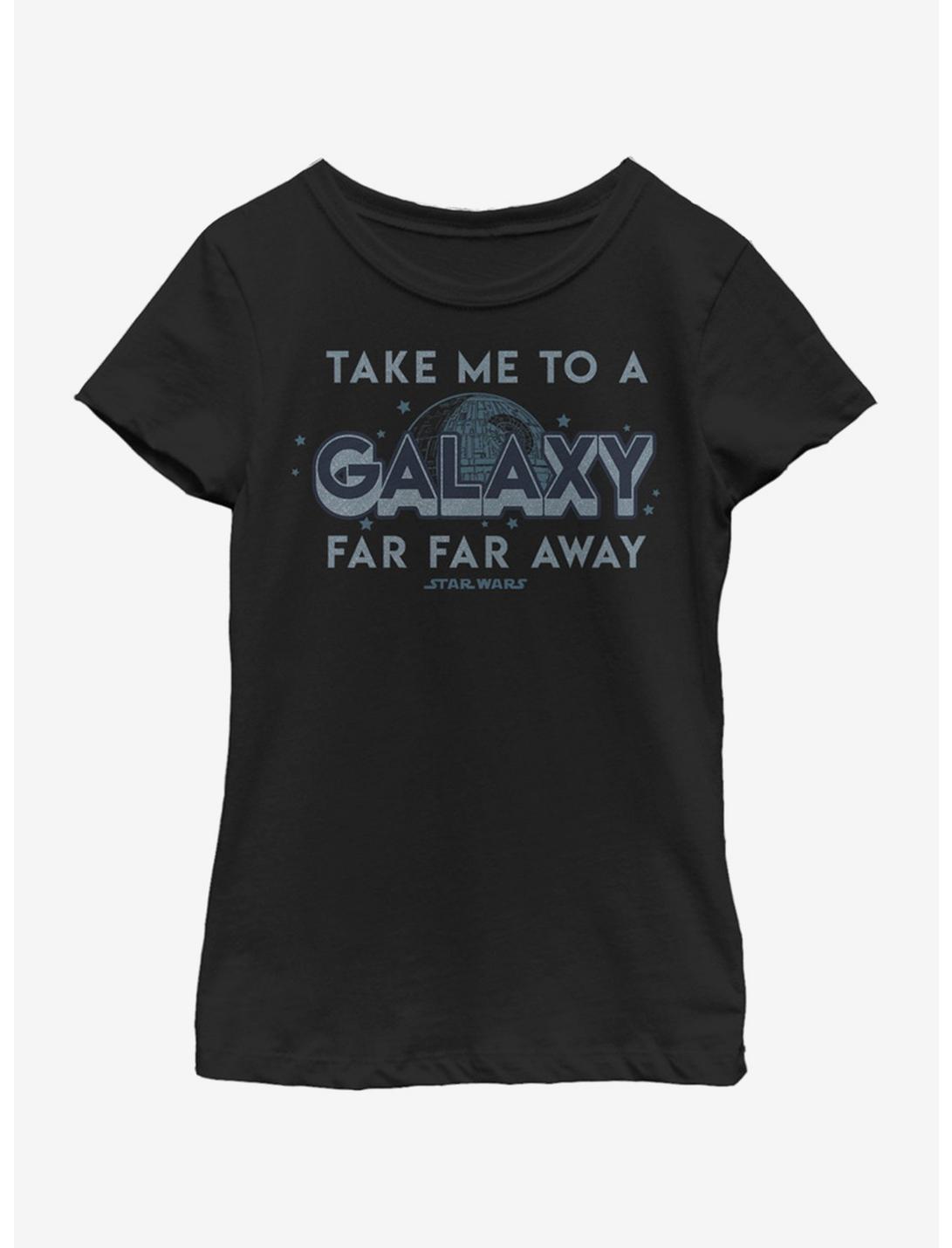Star Wars New Galaxy Youth Girls T-Shirt, BLACK, hi-res