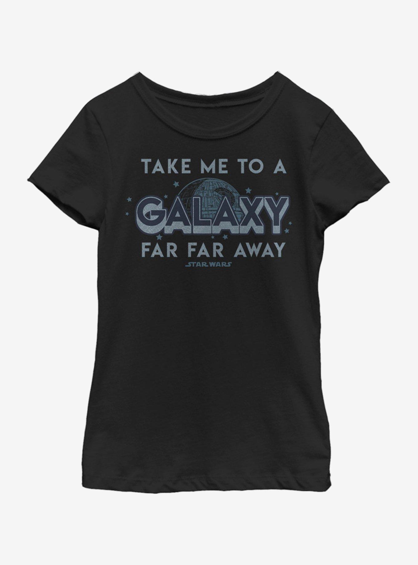 Star Wars New Galaxy Youth Girls T-Shirt, BLACK, hi-res