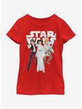 Star Wars Trio Rebels Youth Girls T-Shirt, RED, hi-res