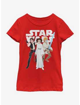 Star Wars Trio Rebels Youth Girls T-Shirt, , hi-res