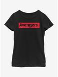 Marvel Avengers: Endgame Avengers Youth Girls T-Shirt, BLACK, hi-res