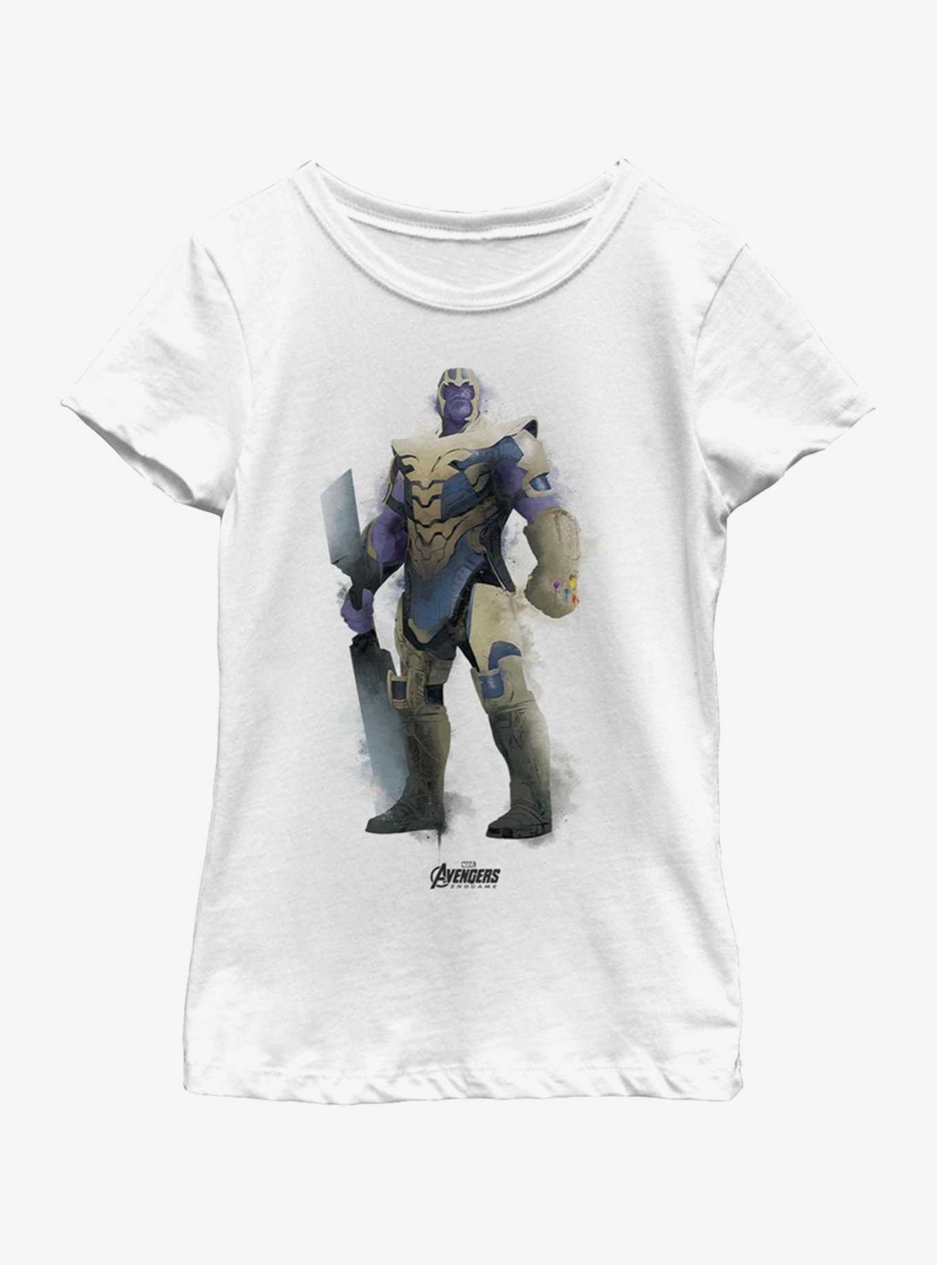 Marvel Avengers: Endgame Thanos Paint Youth Girls T-Shirt, , hi-res