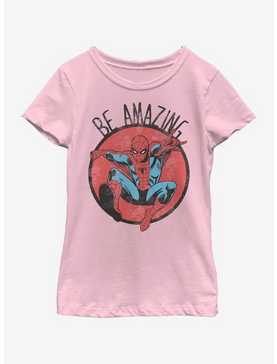 Marvel Spiderman Be Amazing Youth Girls T-Shirt, , hi-res