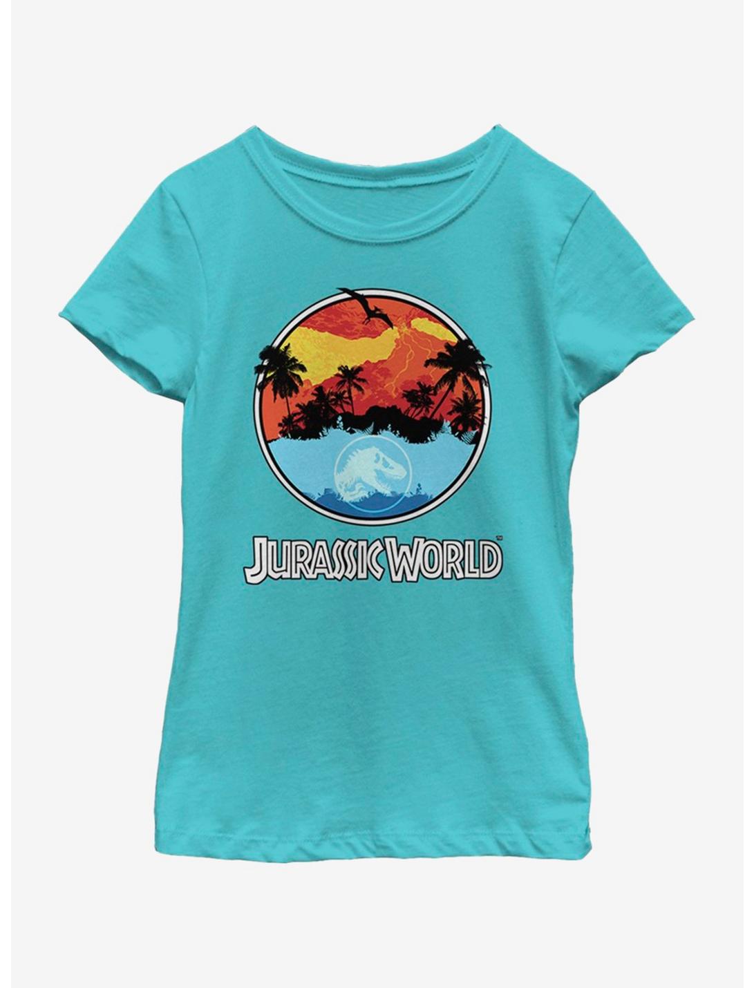 Jurassic Park Dawn of Time Youth Girls T-Shirt, TAHI BLUE, hi-res