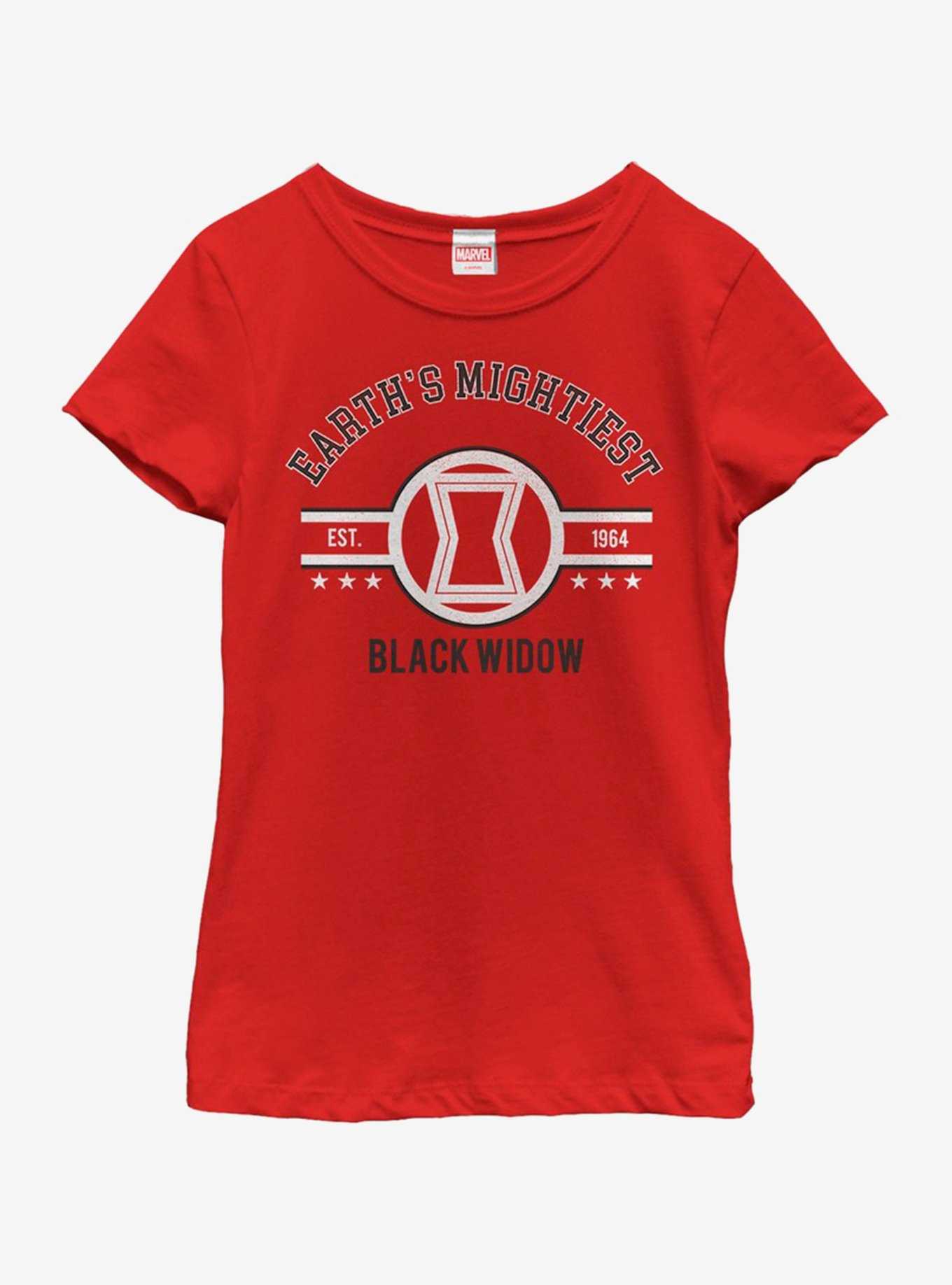Marvel Black Widow Mighty Widow Youth Girls T-Shirt, , hi-res