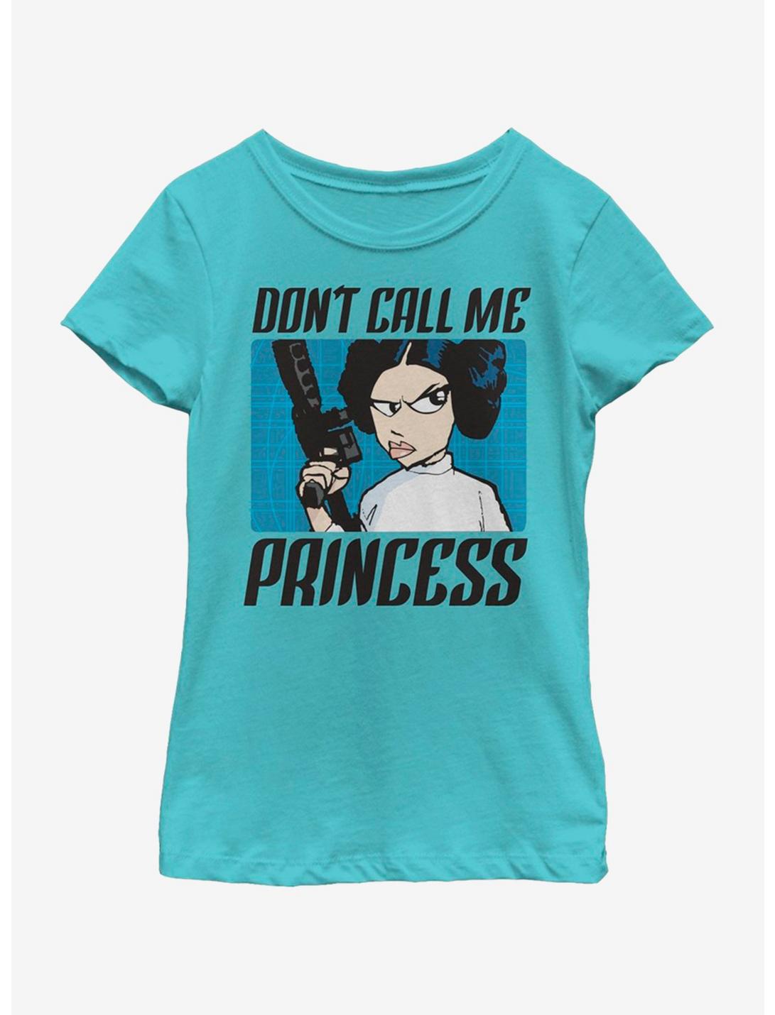 Star Wars Don't Call Youth Girls T-Shirt, TAHI BLUE, hi-res