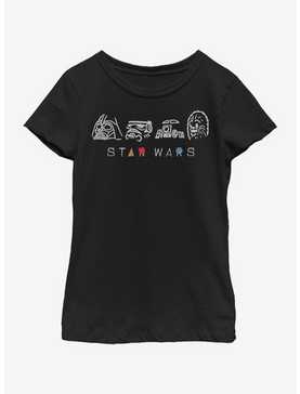 Star Wars Geometry Shine Youth Girls T-Shirt, , hi-res