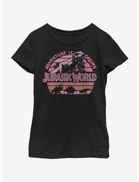 Jurassic Park Adventure Call Youth Girls T-Shirt, , hi-res