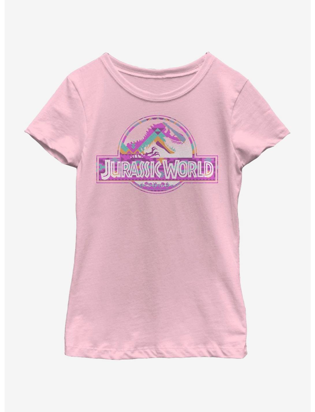 Jurassic World Geo Youth Girls T-Shirt, PINK, hi-res