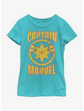Marvel Captain Marvel Star Youth Girls T-Shirt, , hi-res