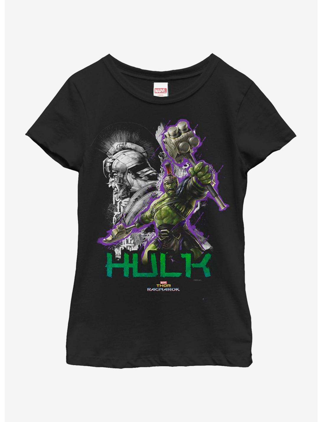 Marvel Hulk Only Hulk Youth Girls T-Shirt, BLACK, hi-res