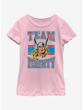 Marvel Thor Team Mighty Youth Girls T-Shirt, PINK, hi-res