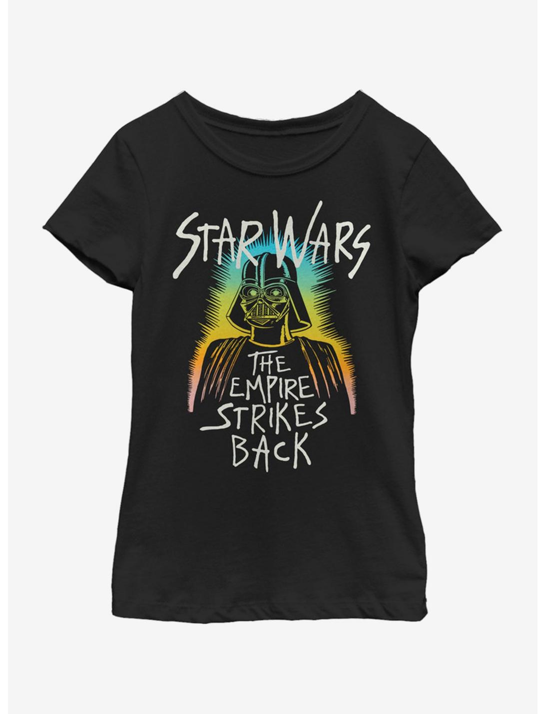 Star Wars Empire Strikes Back Youth Girls T-Shirt, BLACK, hi-res
