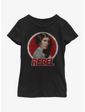Star Wars Leia Rebel Circle Youth Girls T-Shirt, , hi-res