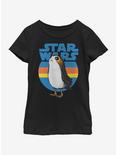 Star Wars The Last Jedi Porg Simple Youth Girls T-Shirt, BLACK, hi-res