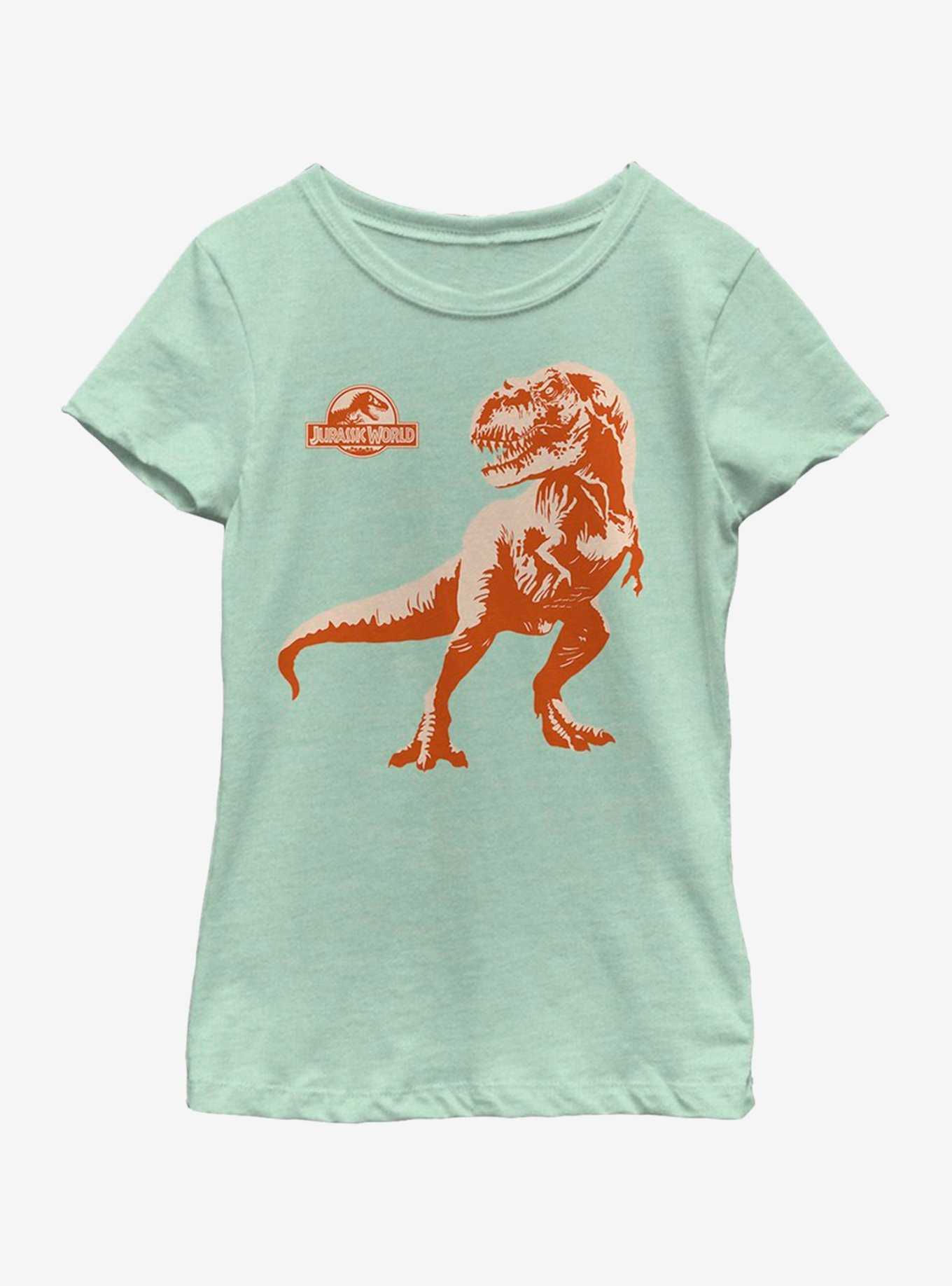 Jurassic Park Action Dino Youth Girls T-Shirt, , hi-res