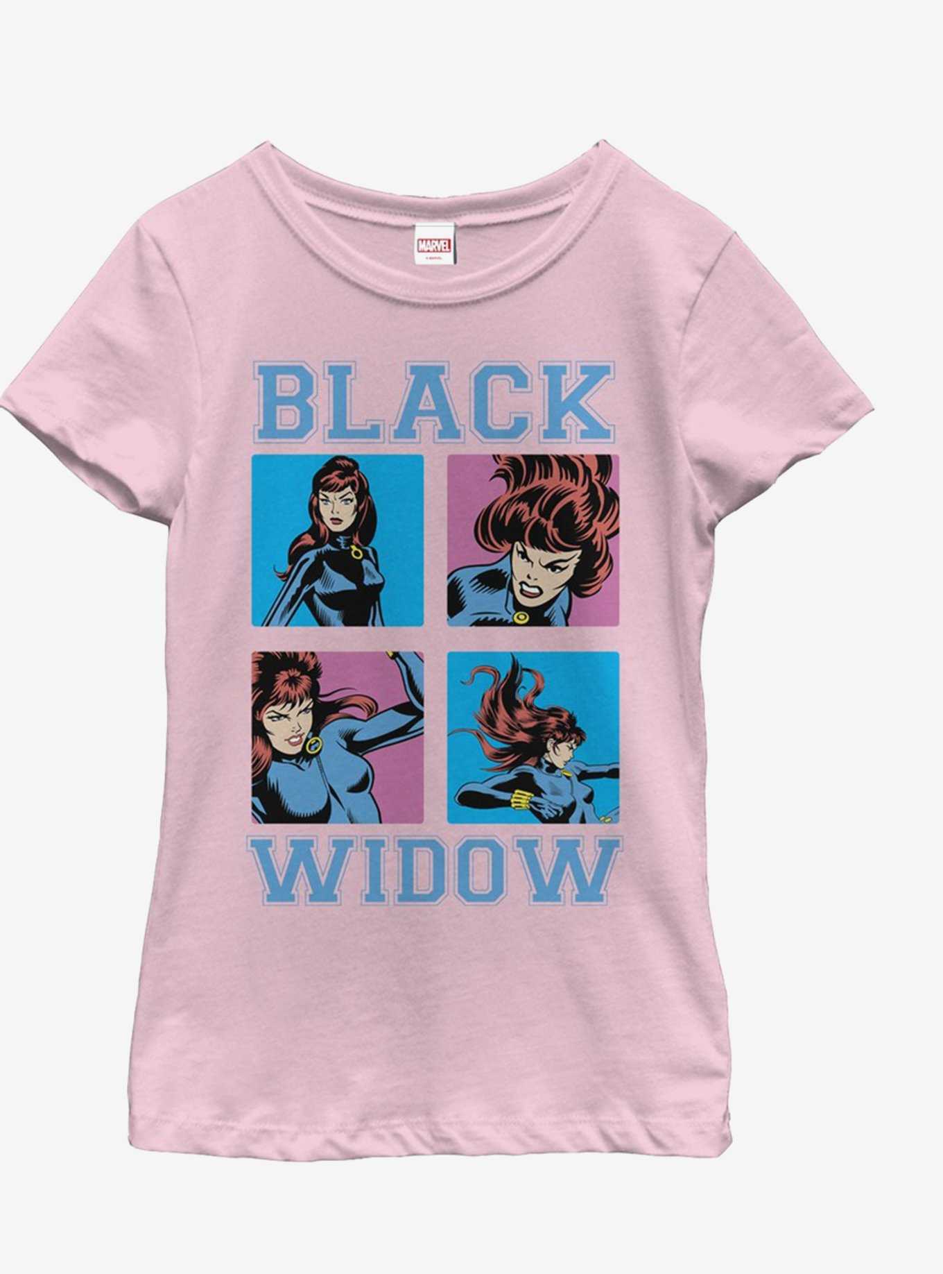 Marvel Black Widow Pop Widow Youth Girls T-Shirt, , hi-res