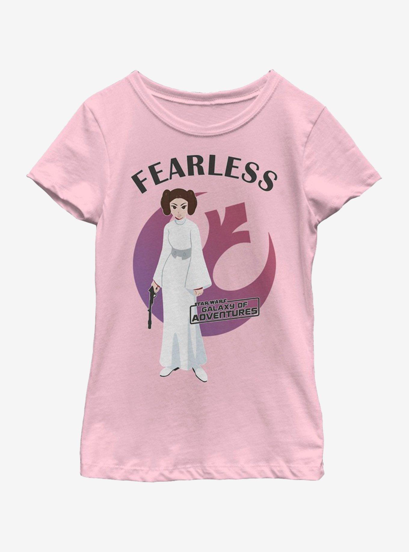 Star Wars Leia Fearless Galaxy Adventure Youth Girls T-Shirt, , hi-res