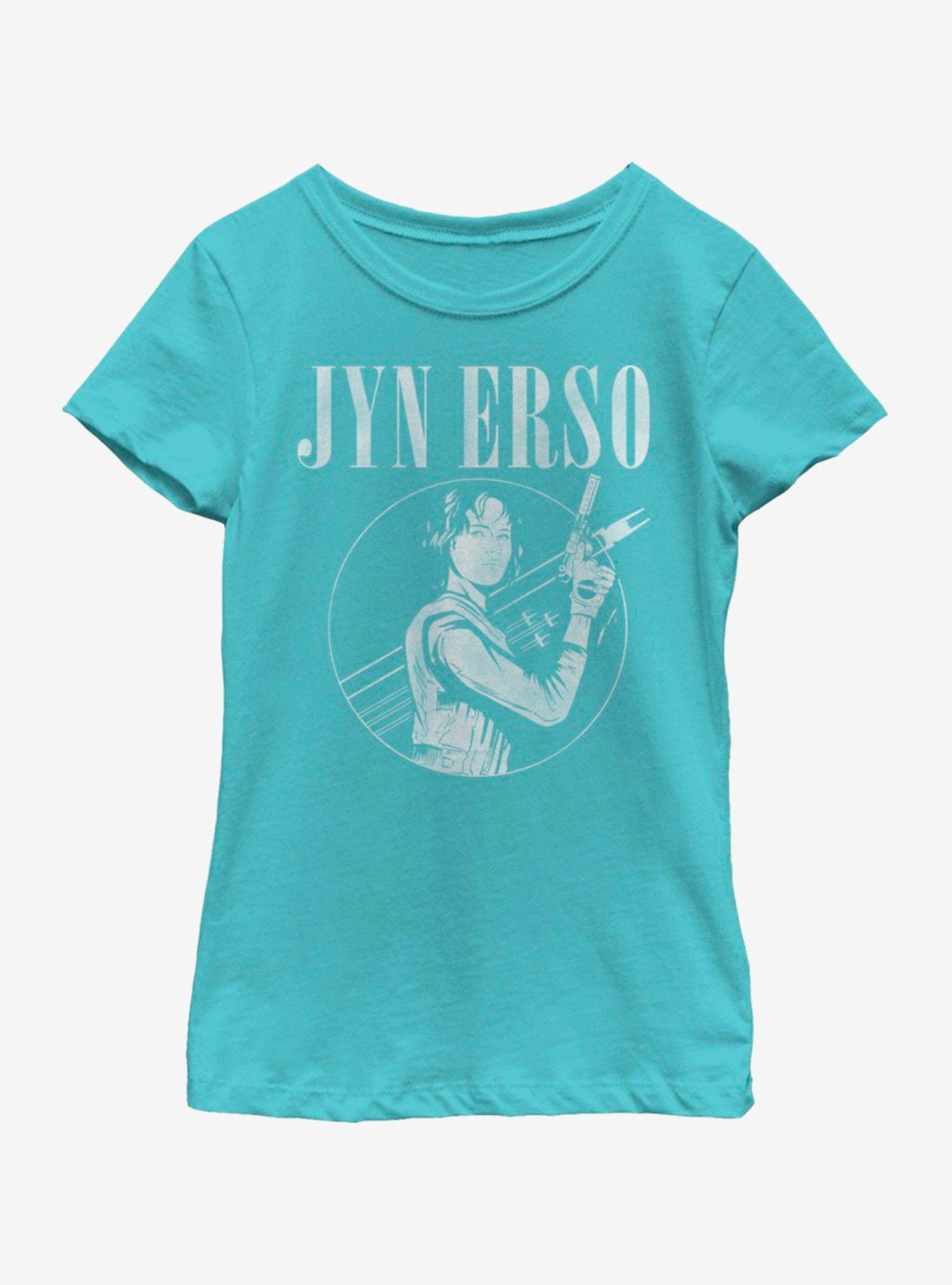 Star Wars The Last Jedi Jyn Erso Youth Girls T-Shirt, , hi-res