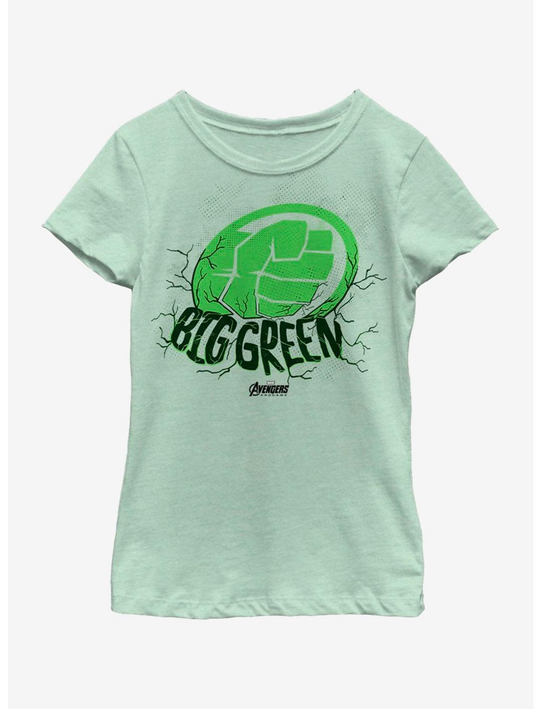 Marvel Avengers: Endgame Big Green Youth Girls T-Shirt, MINT, hi-res