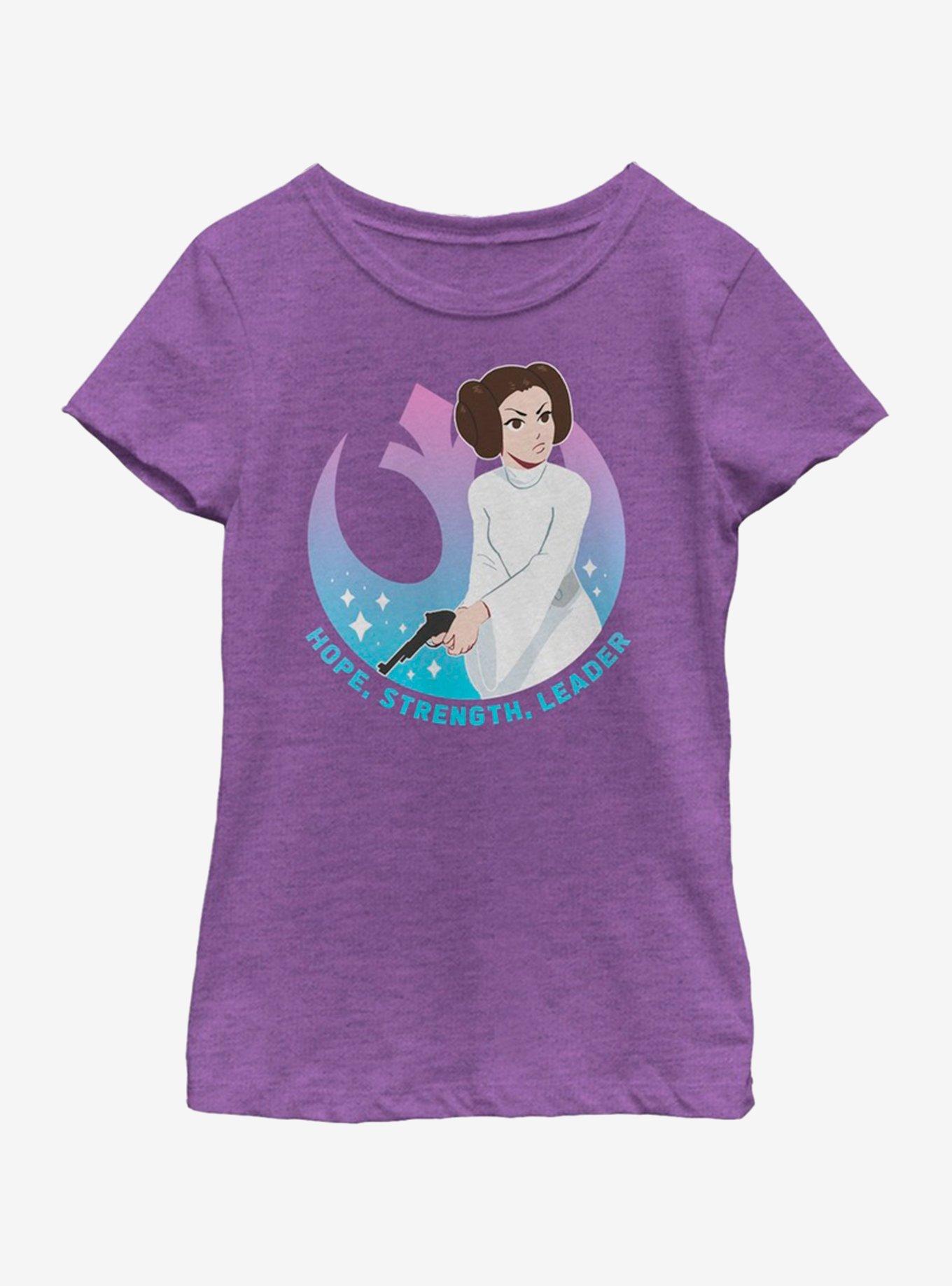 Star Wars Leia Leader Youth Girls T-Shirt, , hi-res