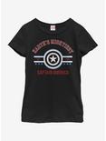 Marvel Captain America Mighty Captain Youth Girls T-Shirt, BLACK, hi-res
