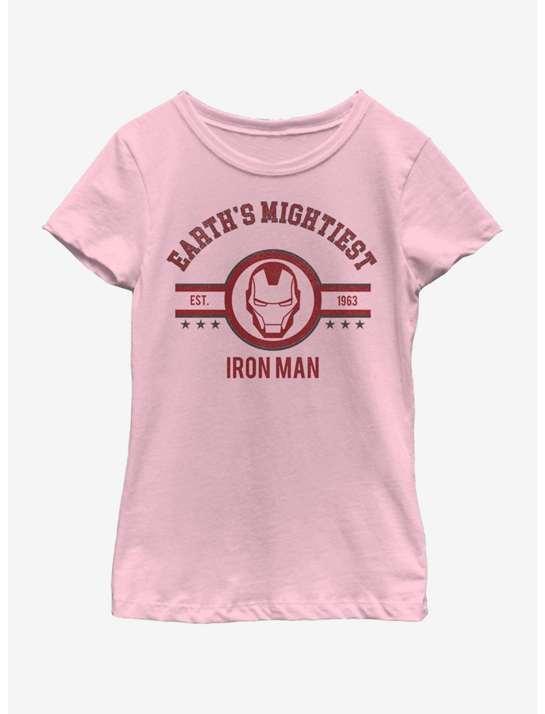 Marvel Iron Man Mighty Iron Youth Girls T-Shirt, PINK, hi-res