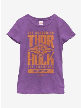 Marvel Thor and Hulk Stack Youth Girls T-Shirt, , hi-res