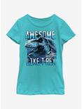 Jurassic Park Be Like Rex Youth Girls T-Shirt, TAHI BLUE, hi-res