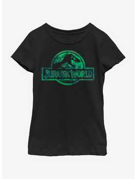 Jurassic World Forest Logo Youth Girls T-Shirt, , hi-res