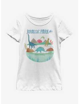 Jurassic Park WC Dinos Youth Girls T-Shirt, , hi-res