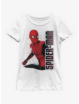 Marvel Spiderman: Far From Home Spider Webs Youth Girls T-Shirt, , hi-res