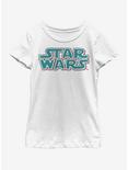 Star Wars Classic Logo Youth Girls T-Shirt, WHITE, hi-res