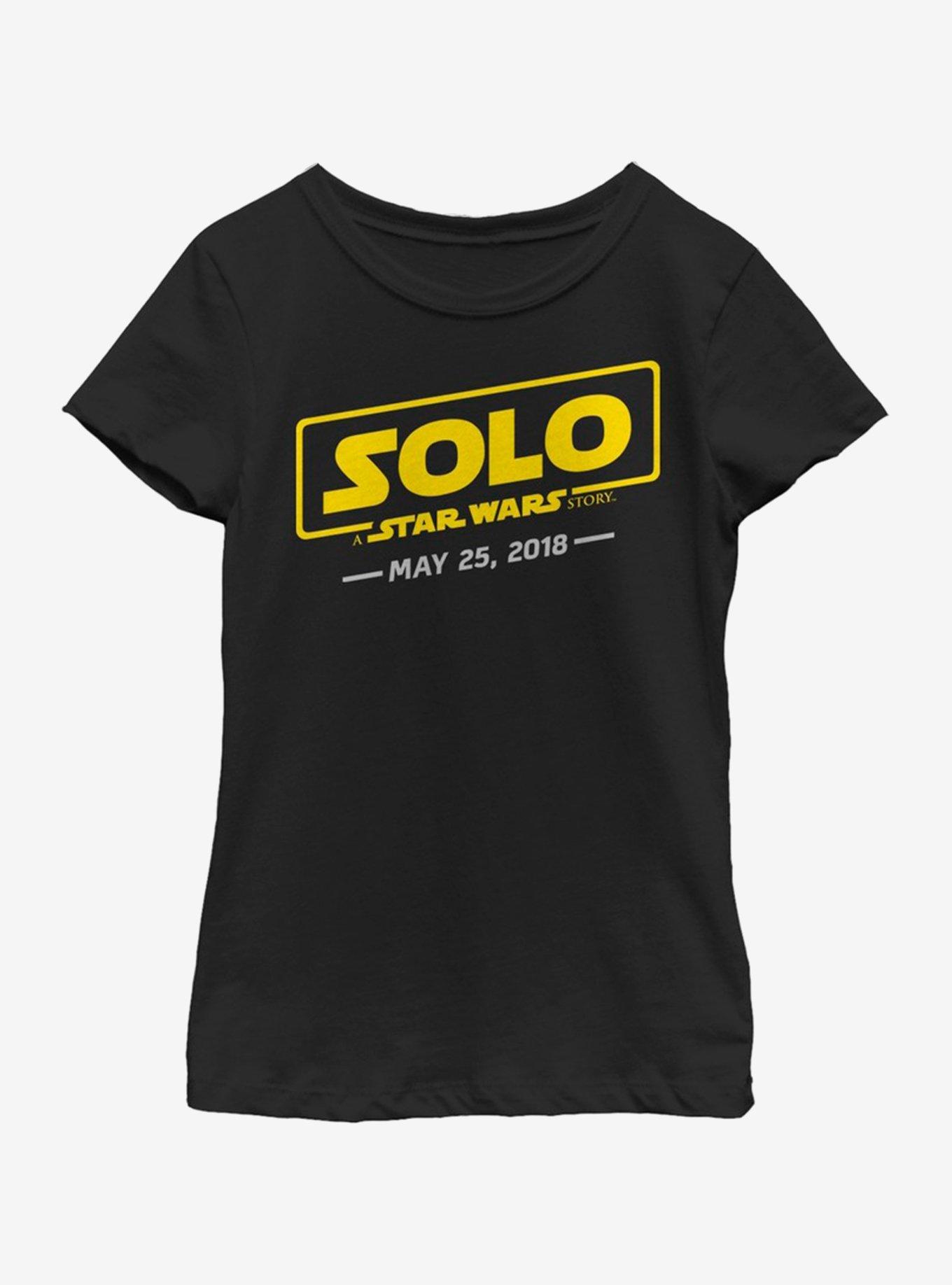 Star Wars Logo with Date Youth Girls T-Shirt, , hi-res