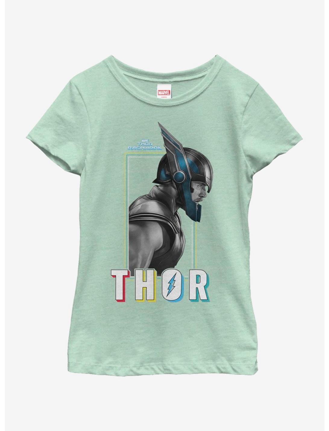 Marvel Thor Vibrant Thor Youth Girls T-Shirt, MINT, hi-res