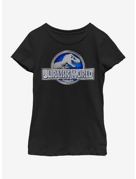 Jurassic Park Blue Glow Youth Girls T-Shirt, , hi-res